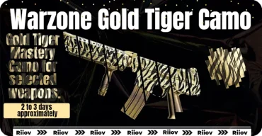 Warzone Gold Tiger Camo