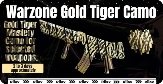 Warzone Gold Tiger Camo